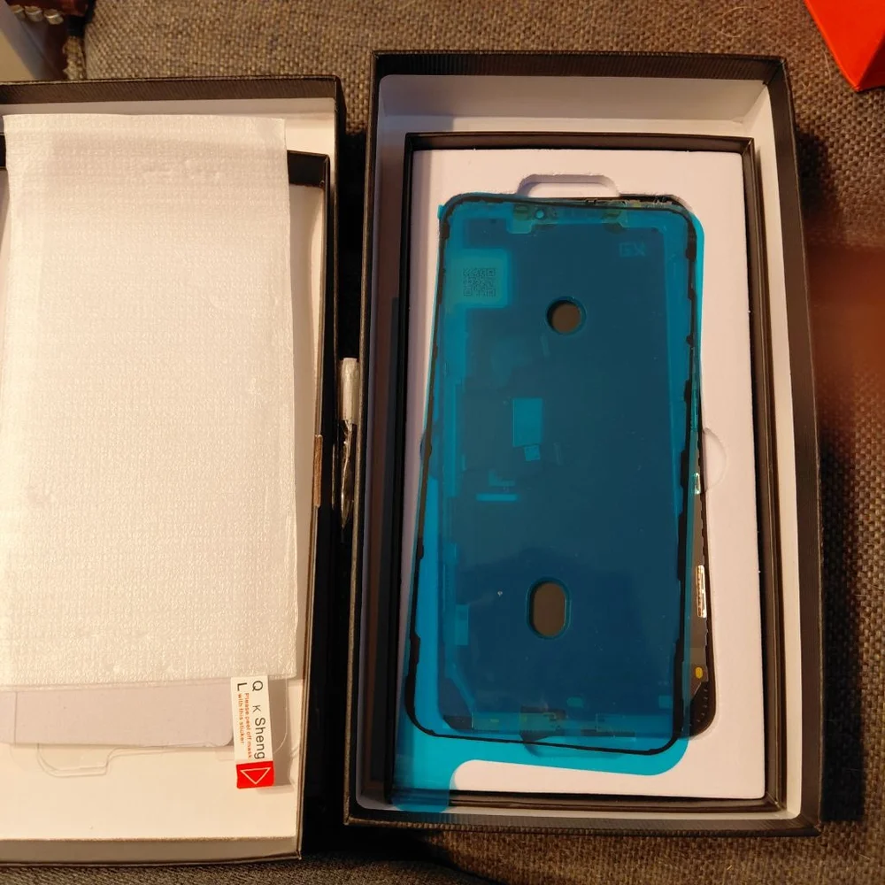 Cell Phone Screen Protector for iPhone XS Max 6.5 inch Black Blue